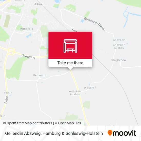 Карта Gellendin Abzweig