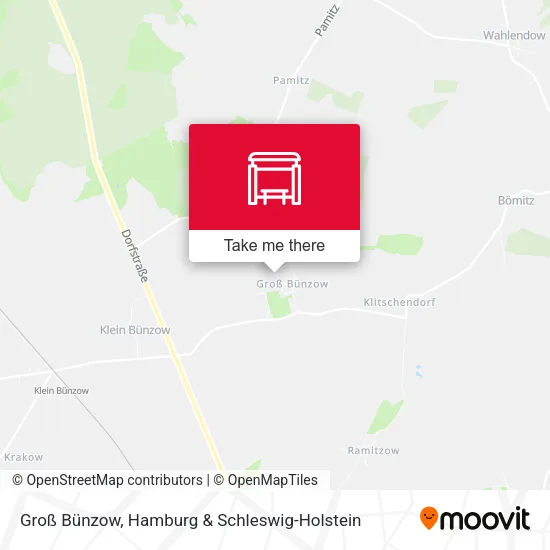 Карта Groß Bünzow