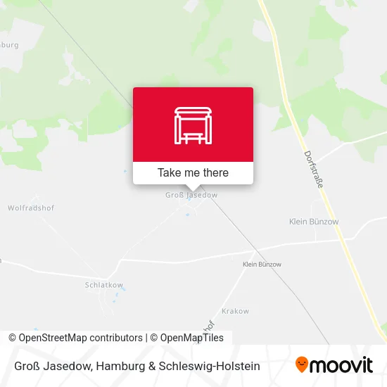 Карта Groß Jasedow