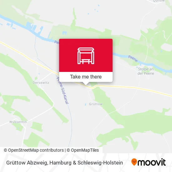 Карта Grüttow Abzweig