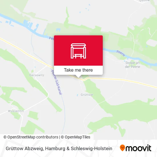 Карта Grüttow Abzweig
