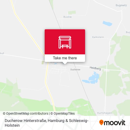 Ducherow Hinterstraße map