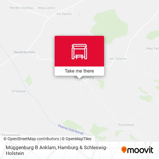 Карта Müggenburg B Anklam