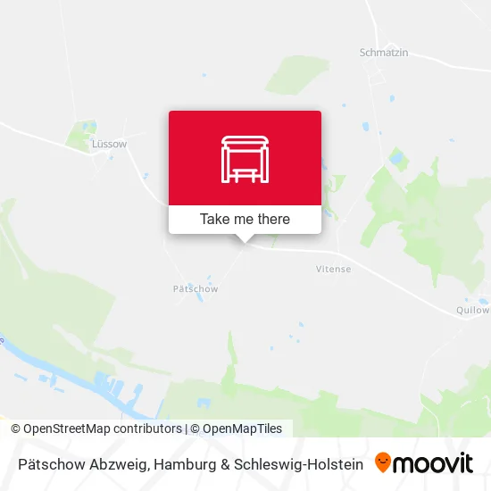 Pätschow Abzweig map