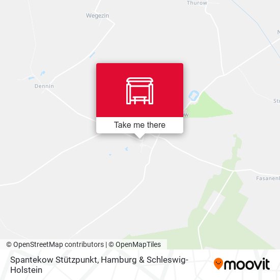 Spantekow Stützpunkt map