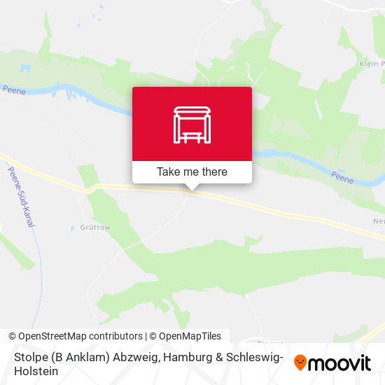 Stolpe (B Anklam) Abzweig map