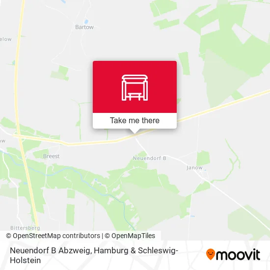 Карта Neuendorf B Abzweig