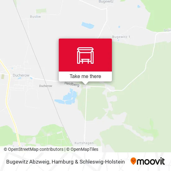 Карта Bugewitz Abzweig