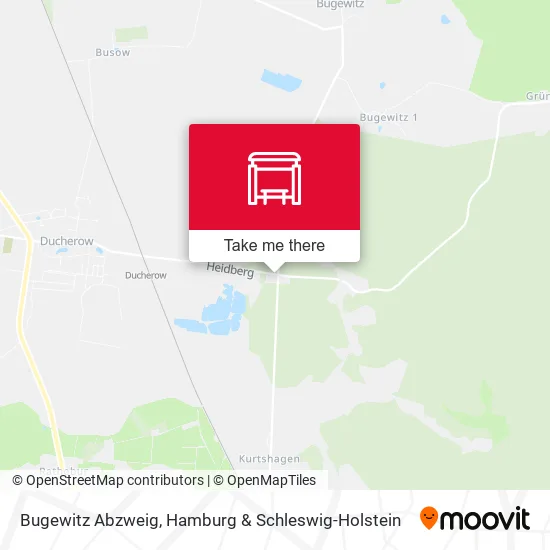 Карта Bugewitz Abzweig