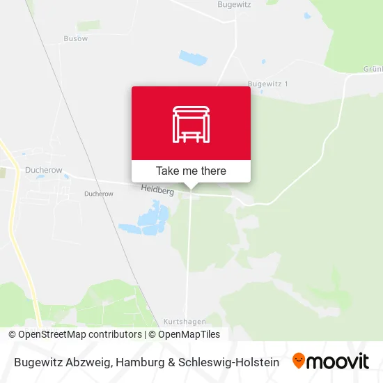 Карта Bugewitz Abzweig