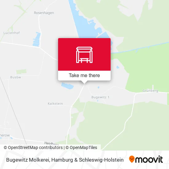 Карта Bugewitz Molkerei