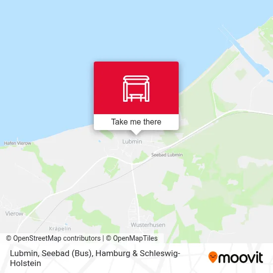 Lubmin, Seebad (Bus) map