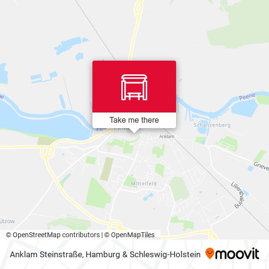 Anklam Steinstraße map