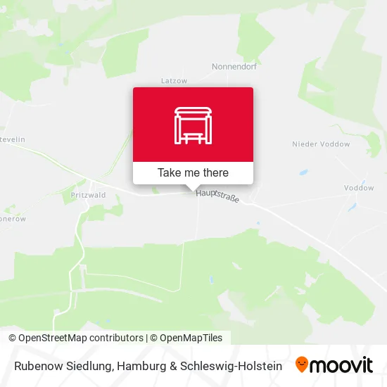 Карта Rubenow Siedlung