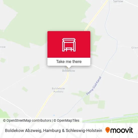 Карта Boldekow Abzweig