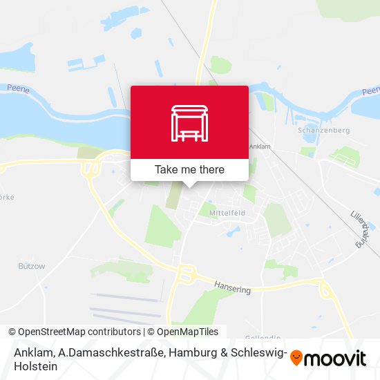 Anklam, A.Damaschkestraße map