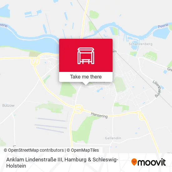 Карта Anklam Lindenstraße III