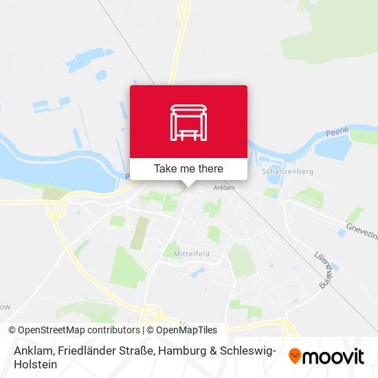 Anklam, Friedländer Straße map