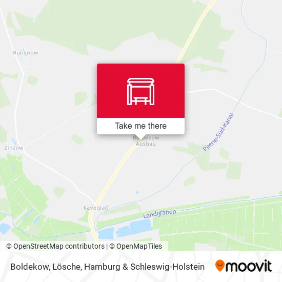 Карта Boldekow, Lösche