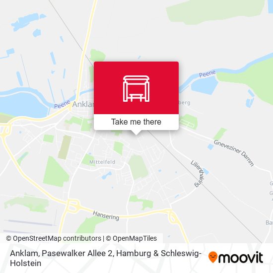 Anklam, Pasewalker Allee 2 map