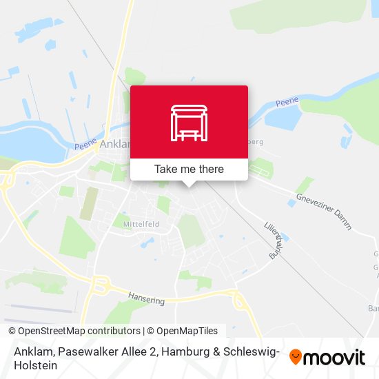 Anklam, Pasewalker Allee 2 map