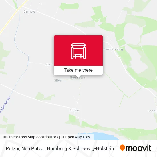 Карта Putzar, Neu Putzar