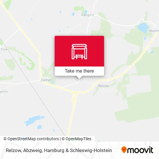 Карта Relzow, Abzweig