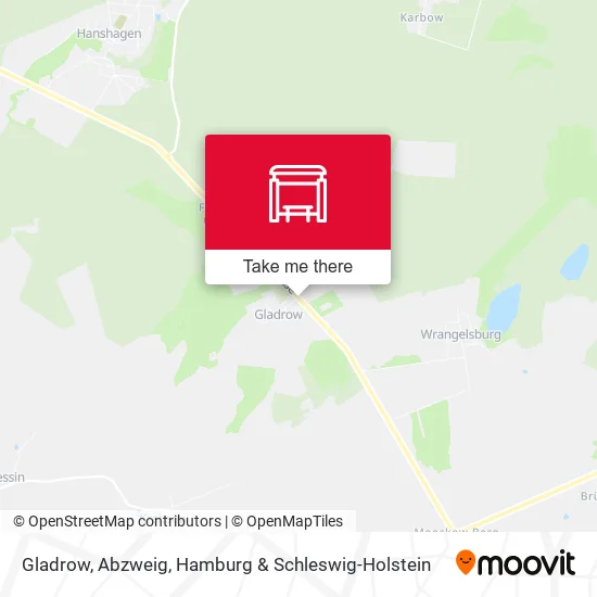 Карта Gladrow, Abzweig