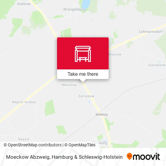 Карта Moeckow Abzweig