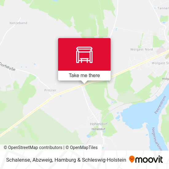 Карта Schalense, Abzweig