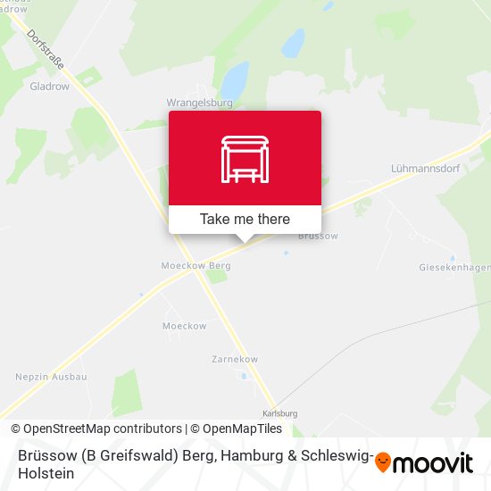 Brüssow (B Greifswald) Berg map