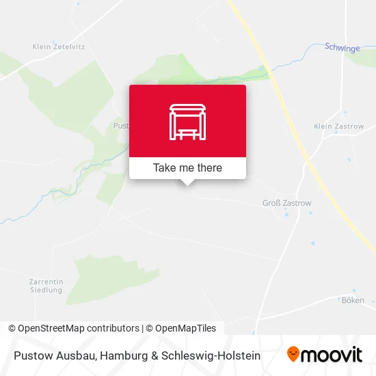 Карта Pustow Ausbau