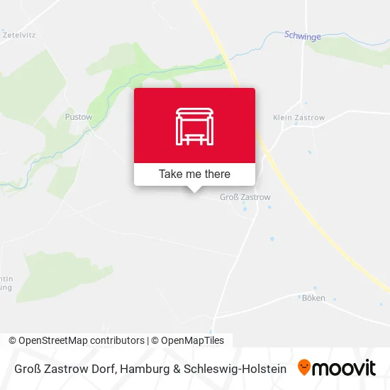 Карта Groß Zastrow Dorf