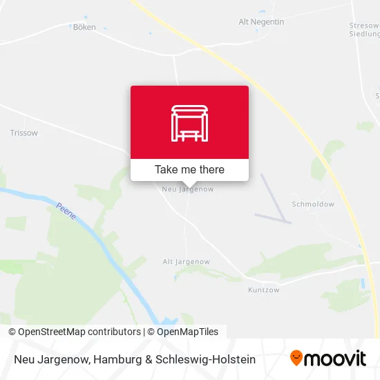 Карта Neu Jargenow