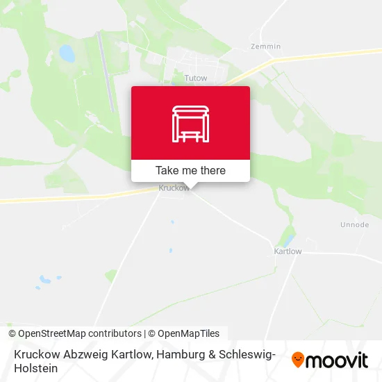 Карта Kruckow Abzweig Kartlow