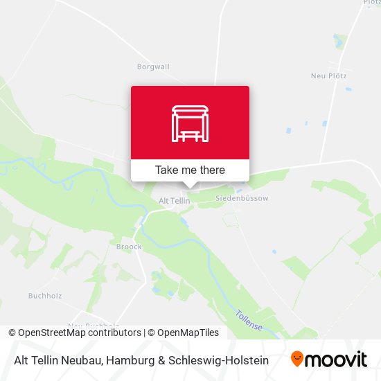 Alt Tellin Neubau map