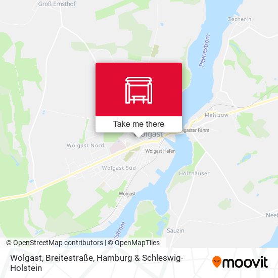 Wolgast, Breitestraße map