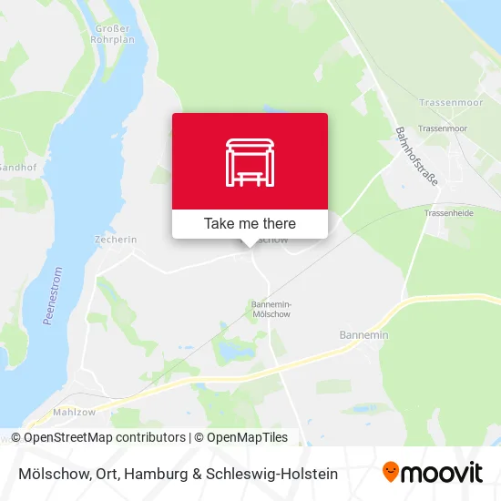 Карта Mölschow, Ort
