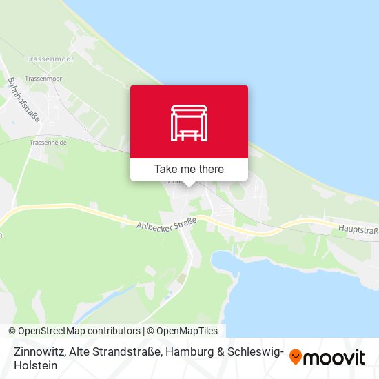 Zinnowitz, Alte Strandstraße map
