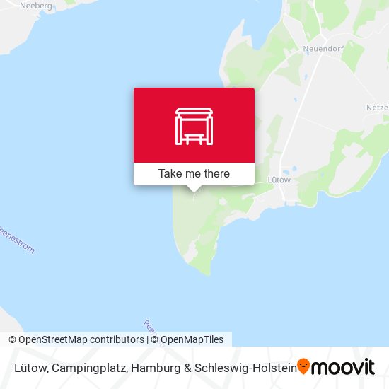 Lütow, Campingplatz map