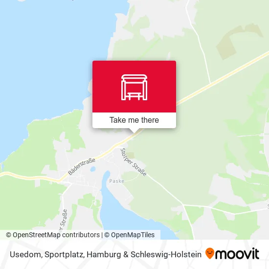 Карта Usedom, Sportplatz