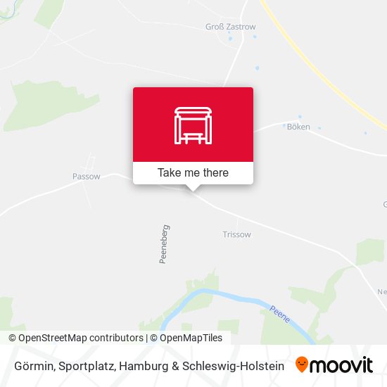 Görmin, Sportplatz map