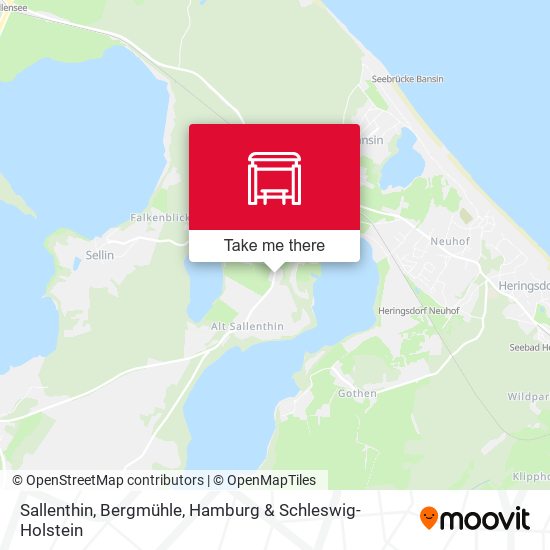 Sallenthin, Bergmühle map