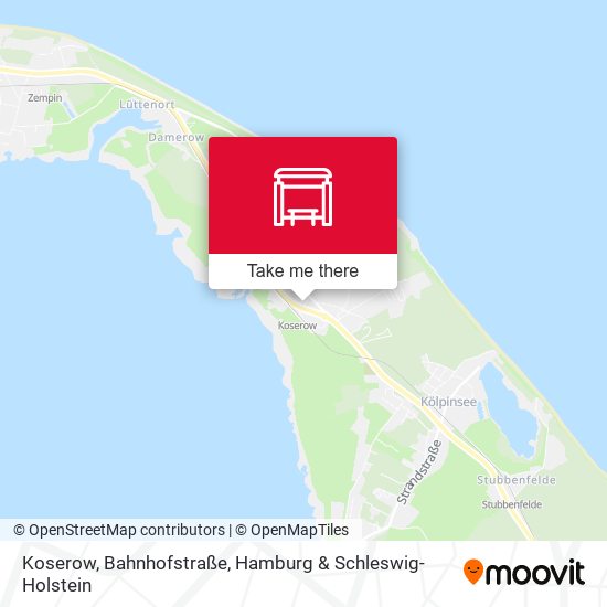 Koserow, Bahnhofstraße map