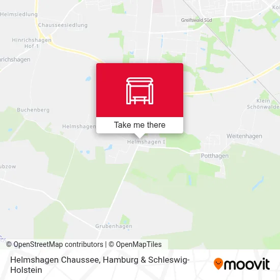 Helmshagen Chaussee map