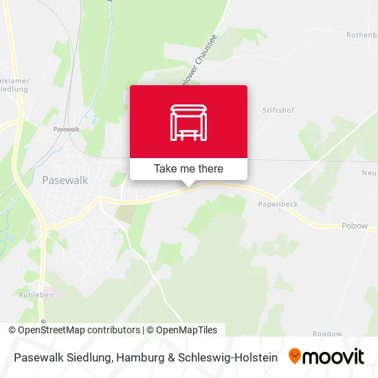 Карта Pasewalk Siedlung