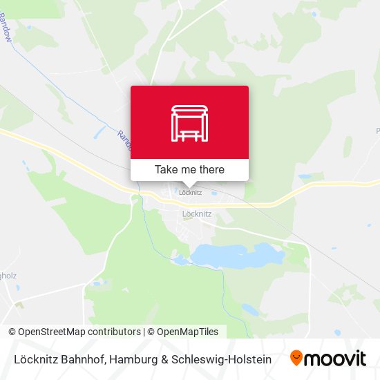 Löcknitz Bahnhof map