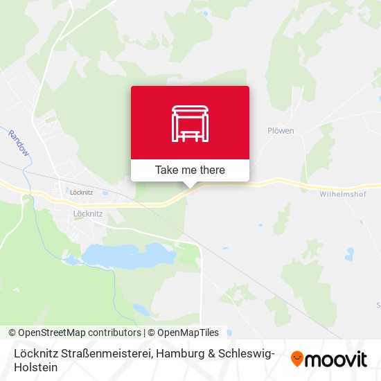 Löcknitz Straßenmeisterei map