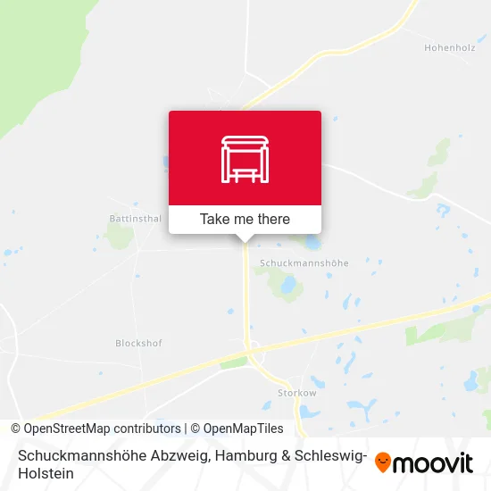 Карта Schuckmannshöhe Abzweig