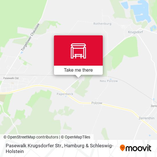 Pasewalk Krugsdorfer Str. map